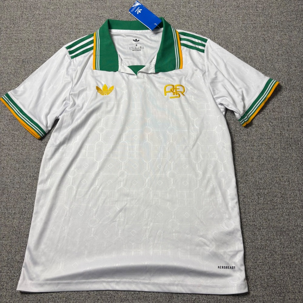 AS Roma Adidas Jersey Mens Medium 2025/26 Third Away White Soccer Futbol